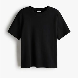 H&M Jet Black Short Sleeve Tee